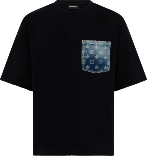 Dsquared2 Herre Topper Svart M, Dsquared2 Herre Topper Svart M,