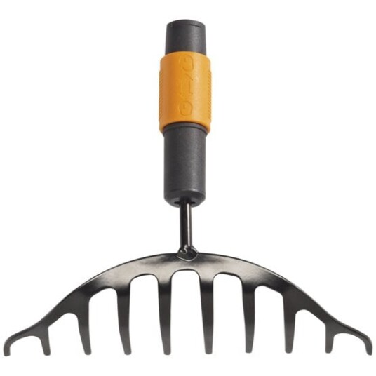Fiskars QuikFit Rosenrive 225 mm Sort Stål Oransje
