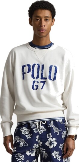 Ralph Lauren Knit sweatshirt M hvit herre