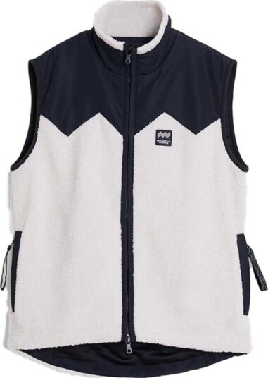 Mountain Works Unisex Pile Fleece Vest XS , Ivory Mountain Works Unisex Pile Fleece Vest XS , Ivory