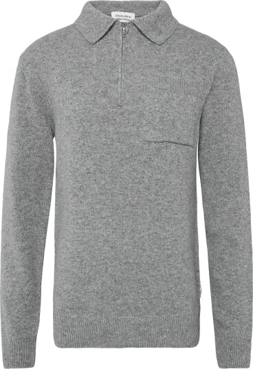 Casual Friday Cffelipo Lambswool Polo Knit   Grey   M