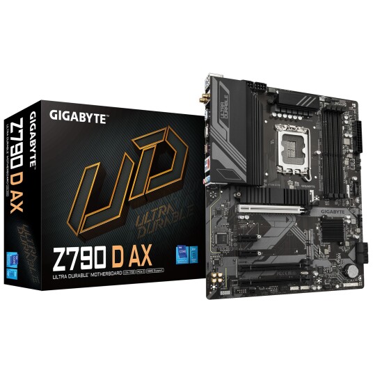 GIGABYTE Z790 D AX ATX Hovedkort med LGA1700, DDR5, WiFi 6E og 2.5Gb LAN GIGABYTE Z790 D AX ATX Hovedkort med LGA1700, DDR5, WiFi 6E og 2.5Gb LAN