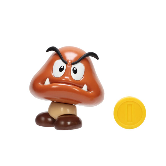 Super Mario Nintendo Figur 10cm Goomba m/ gullmynt