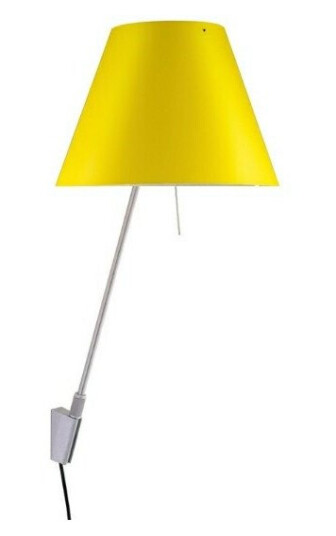 Luceplan - Costanzina Vegglampe Alu/Smart Yellow