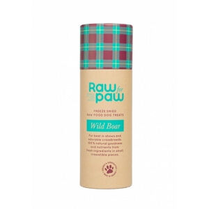 Raw for Paw Villsvin Hundefor 38 g - Økologiske Treningsgodbiter