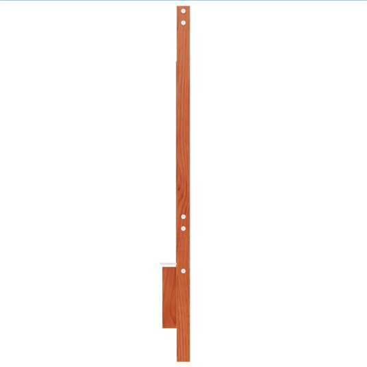 Hodegavl voksbrun 135 cm heltre furu 8721012362109