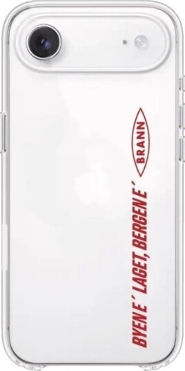 Phonecases3D iPhone Air Brann SK Clear case -mobildeksel, hvit