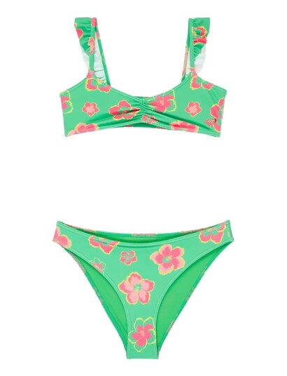 Roxy Tropicool Bralette Set Green 140 Roxy Tropicool Bralette Set Green 140