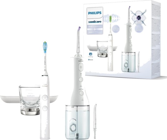 Philips Sonicare DiamondClean 9000 Elektrisk Tannbørste og Munnskyller Hvit HX3886/41 Philips Sonicare DiamondClean 9000 Elektrisk Tannbørste og Munnskyller Hvit HX3886/41