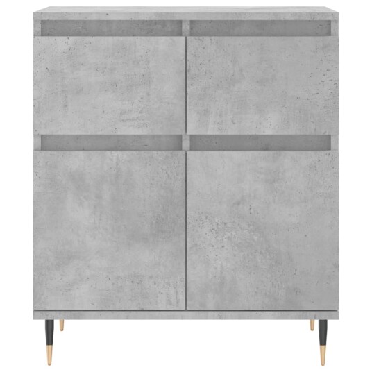 vidaXL Skjenk betonggrå 60x35x70 cm konstruert tre