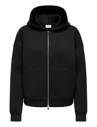 JDY Jdysabrina L/S Zipper Scuba Hoodie Jrs Black XL/XXL JDY Jdysabrina L/S Zipper Scuba Hoodie Jrs Black XL/XXL