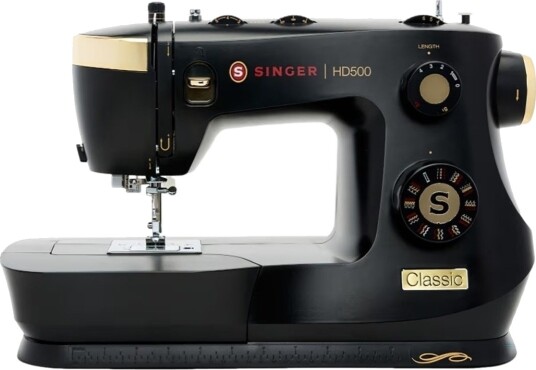 Singer HD500 Classic Gold Symaskin med 32 sting Robust Sort