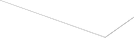 Korsbakken Nice Benkeplate Hvit Matt / 120cm