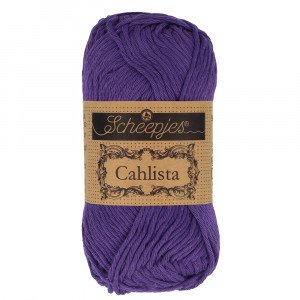 Scheepjes Cahlista Garn Unicolor 521 Deep Violet