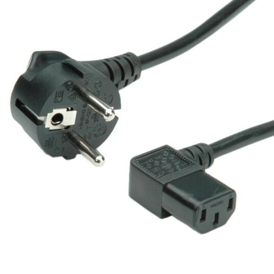 ROLINE Power Cable Angled Iec