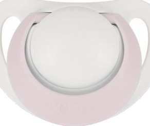 Nuk 450078 Silikon Smokk Stjerne 0-6 mnd Rosa