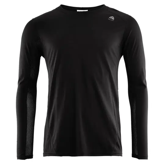 Aclima  LightWool 140 sportshirt M´s Herre, 123 Jet Black, XL