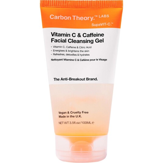 Carbon Theory SupaVit-C Vitamin C & Caffeine Facial Cleansing Gel 100 Carbon Theory SupaVit-C Vitamin C & Caffeine Facial Cleansing Gel 100