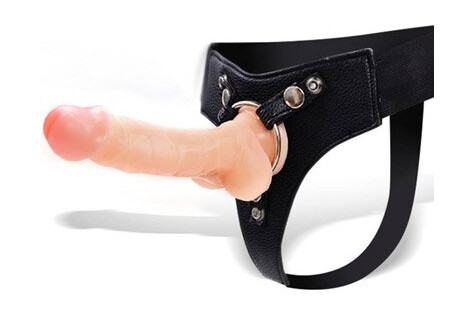 Mistress Elastic Strap-on Silicone Dildo 18 cm