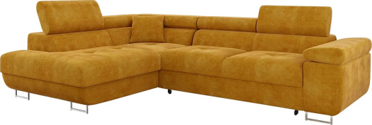 Gabina Sofa med Sjeselong 3 seter Gul Gabina Sofa med Sjeselong 3 seter Gul