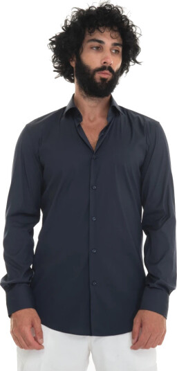 Boss Herre Skjorter Blå 2XL,
