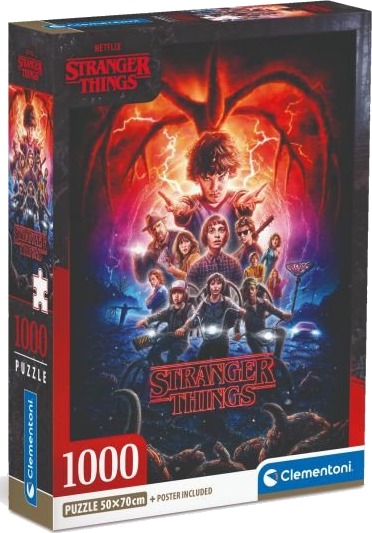 Clementoni Puslespill 1000 Brikker Stranger Things