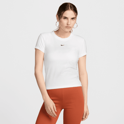 Nike Sportswear Chill Knit t-skjorte dame White XL