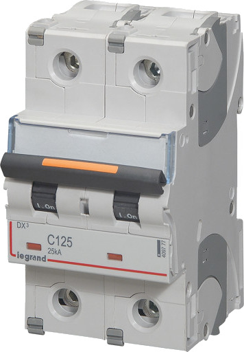 Legrand DX3 MCB automatsikring C125 2P 3M 25kA