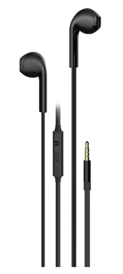 Vivanco Wevvss10_Bk, Hodesett, In-Ear, Calls/Music, Sort, Stereofonisk, Multikey