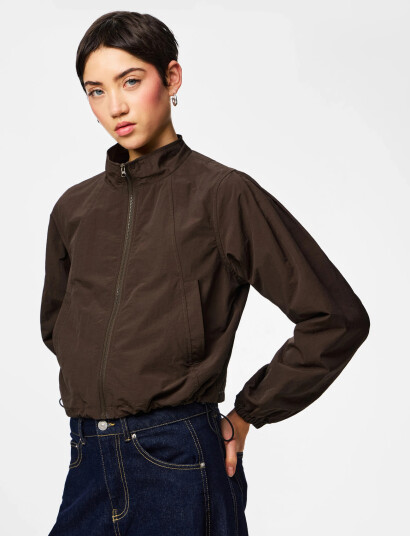 Pieces Pcjabina String Jacket Wvn D2D Brown XL Pieces Pcjabina String Jacket Wvn D2D Brown XL