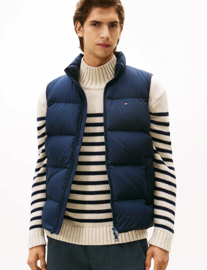 Tommy Hilfiger Down Vest - Navy - S