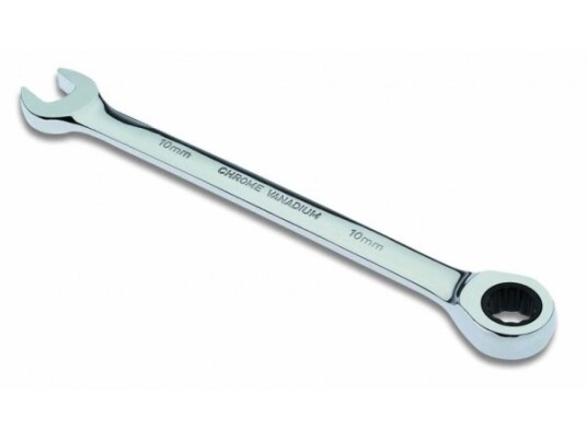Cimco 112510, 10 Mm, Krom, Kromvanadiumstål, Blank, 15°, 1 Stykker