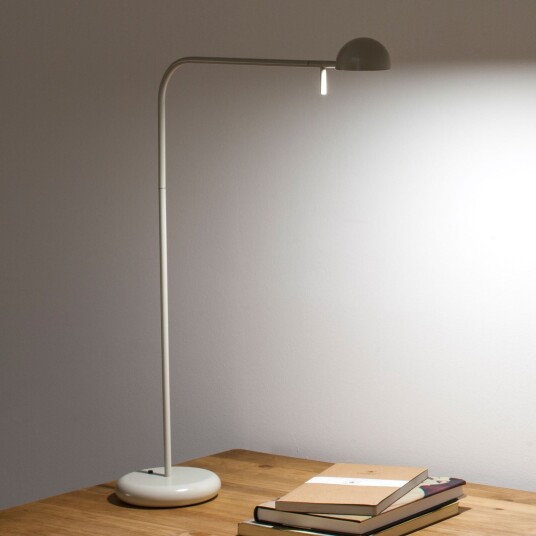 Bordlampe Vibia Pin Beige Arbeidsrom / kontor Metall Moderne 55 Beige