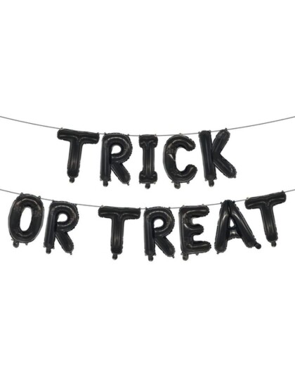 Trick Or Treat Folie Ballong Skrift