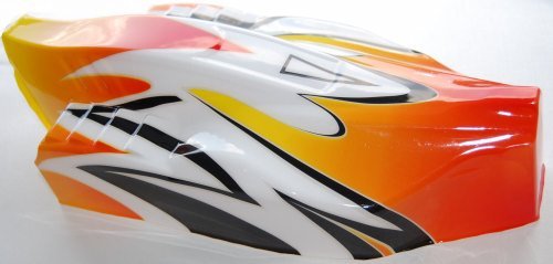 BSD 703-030N Buggy 1:10 Body Wwhite & Orange