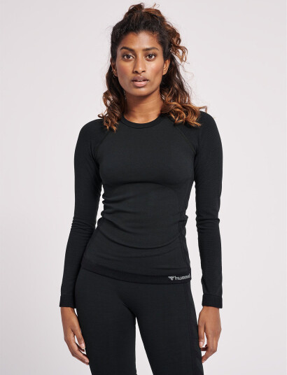 Hummel Hmlclea Seamless Tight T-Shirt Ls - Black - XS Hummel Hmlclea Seamless Tight T-Shirt Ls - Black - XS