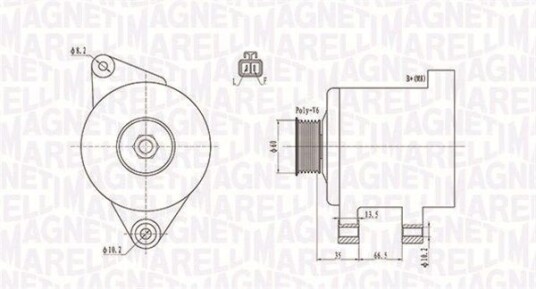Dynamo MAGNETI MARELLI 063732017010 Dynamo MAGNETI MARELLI 063732017010