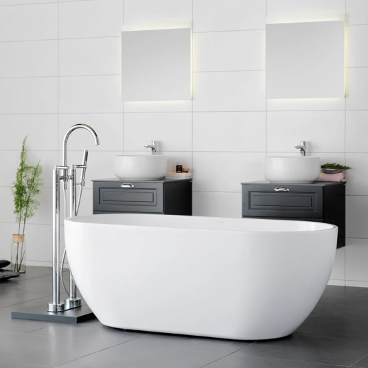 Westerbergs Sense Badekar 1600x730 mm, Sanitærakryl, Hvit Westerbergs Sense Badekar 1600x730 mm, Sanitærakryl, Hvit