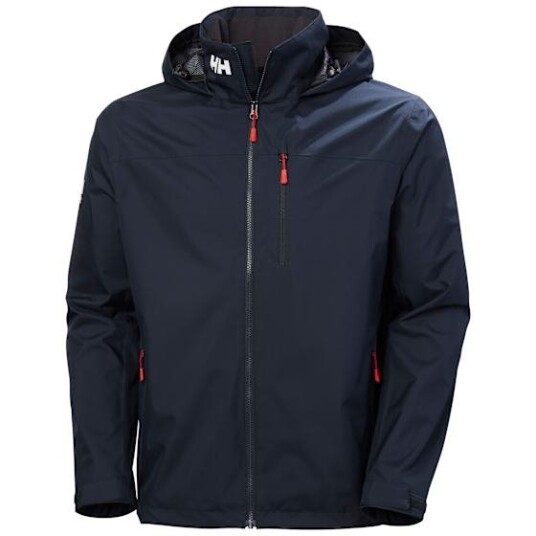 Helly Hansen Men’s Crew Hooded Sailing Jacket 2.0 Marineblå Hvit M Helly Hansen Men’s Crew Hooded Sailing Jacket 2.0 Marineblå Hvit M