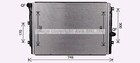 Radiator AVA Clever Choice VN2414