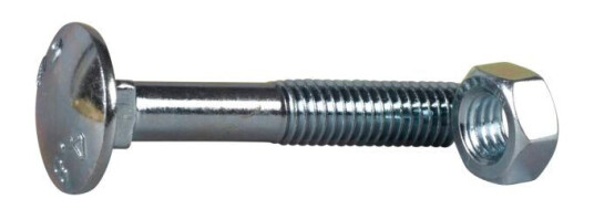 ESSVE 540124 Vognbolt M8, forsinket 50 mm, 4-pakning