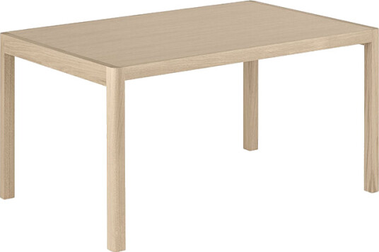 Muuto Workshop spisebord Oak veener-Oak 140 x 92 cm