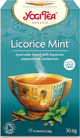 Yogi Tea Økologisk Lakris Mint Te - 17 Poser Yogi Tea Økologisk Lakris Mint Te - 17 Poser