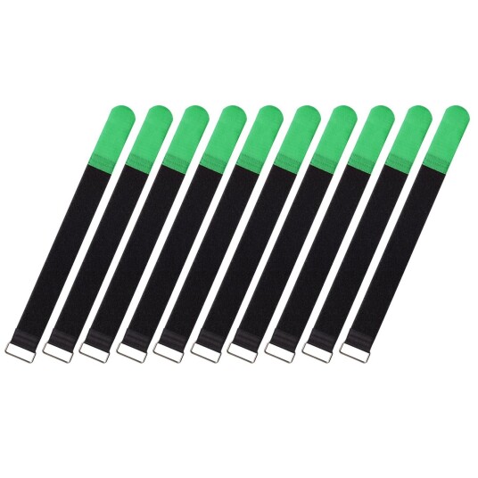 Rockboard Cable Ties 10 Pcs. Extra Large Grønn