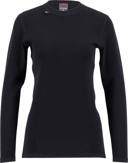 Ulvang Women's Comfort 200 Round Neck S, Black/Black