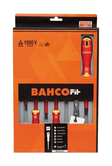 Bahco Skr.Sett Isol 7st Sp/ph Sp.Prø B220.027