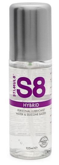 Stimul8 S8 Hybrid Water & Silicone Based Lubricant 125 ml