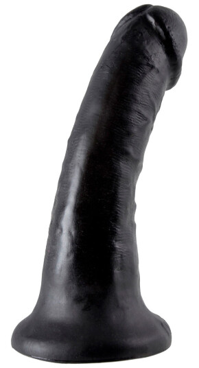 King Cock Realistisk Dildo 15 cm      - Svart
