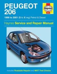Peugeot 206 Petrol & Diesel (98 - 01) Haynes Repair Manual Av Haynes Publishing
