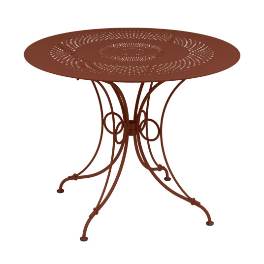 Fermob 1900 Table 96 cm Red Ochre 20